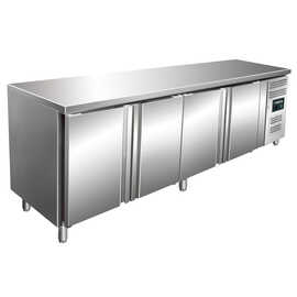 freezer table HAJO 4100 BT | 4 solid doors | 2230 mm x 700 mm H 890 - 950 mm product photo