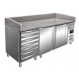 pizza station MARGA PZ 2610 TN 350 watts  | 2 solid doors  | 7 drawers product photo