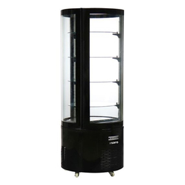 pastry showcase ALESSIA black | round Ø 680 mm H 1140 mm product photo