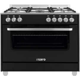 multifunctional stove TS95C61LNE black with Baking oven | 5 cooking zones product photo