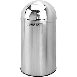 garbage cans AD 253 stainless steel pusht top lid &Oslash; 350 mm  H 750 mm product photo