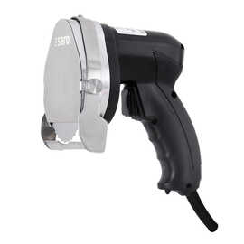 doner knife | gyros knife ED 100 smooth cut tooth grinding | black  L 23 cm product photo