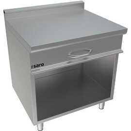 neutral unit E7/KNN2CA 400 mm  x 700 mm  H 850 mm with 1 drawer | upstand product photo