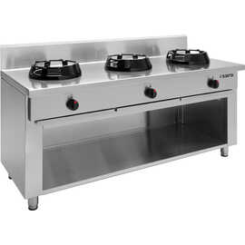 gas-powered wok stove 42 kW | open base unit product photo
