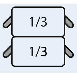 pasta basket set gastronorm E7/CPCEXE 2 baskets GN 1/3 product photo