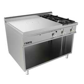 Hotplate cooker, open base unit +2 burners, model LQ / TPG6BA product photo