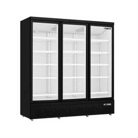 refrigerator GTK 1530 PRO black with 3 glass doors | static cooling product photo