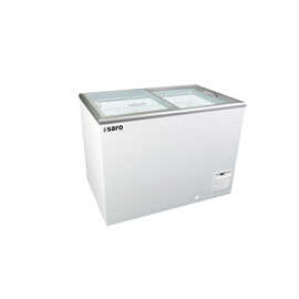 commercial deep freezer NOVA 35 with glass sliding lid L 1094 mm W 694 mm H 867 mm product photo