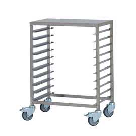 bakery trolley | table trolley TW 60/40Q crosswise shelves 10 slots H 900 mm product photo