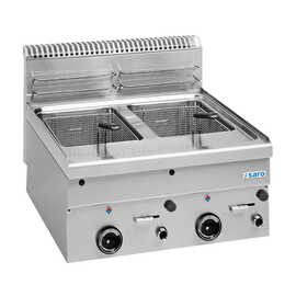Gas fryer 8+8 L table model GF66 product photo