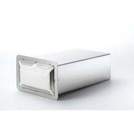 napkin dispenser stainless steel | 310 mm x 170 mm H 99 mm product photo