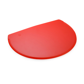 cauldron scraper | dough scraper PP red | 198 mm x 149 mm product photo