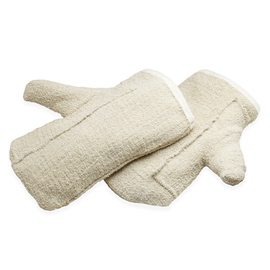 Baking Gloves cotton natural white 1 pair 270 mm x 150 mm product photo