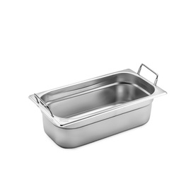 GN container GN 1/3 x 100 mm stainless steel | drop handles product photo