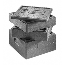 Attachment frame for EPP box pizza product photo