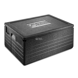 food transport box | thermo box UNISTAR 32,0cm 2019 baker's standard EPP black 70 l | 695 mm x 495 mm H 320 mm product photo