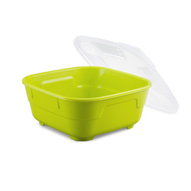 menu bowl set GOODBOWL Tiny reusable PP lime 550 ml | 5 bowls | 5 lids product photo