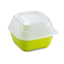 menu bowl set GOODBOWL Tiny XL reusable PP lime 550 ml | 5 bowls | 5 lids product photo