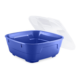 menu bowl set GOODBOWL Big reusable PP blue 1300 ml | 5 bowls | 5 lids product photo