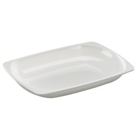 snack bowl melamine white 180 mm  x 130 mm  H 25 mm product photo