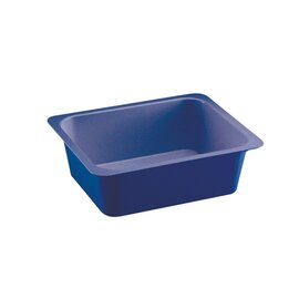 CLEARANCE | GN 1/2 delivery tray, material: melamine resin, color: cobalt blue, dimensions: 325 x 265 x 65 mm product photo