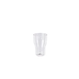 shot glass 6.5 cl reusable SAN polycarbonate clear transparent with mark; 2 cl + 4 cl product photo