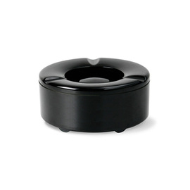 wind-proof ashtray melamine black Ø 100 mm H 43 mm product photo