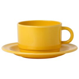 Clearance | coffee cup, melamine, yellow, dimensions: Ø 80 mm, height 55 mm, volume: 200 ml, (only cup) product photo