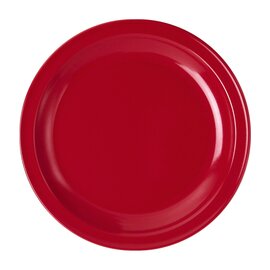 plate melamine red  Ø 235 mm | reusable product photo
