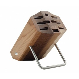 knife block stainless steel thermo beech suitable for 8 parts L 230 mm H 220 mm product photo