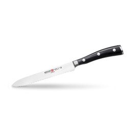 cold cuts slicing knife CLASSIC IKON | blade length 14 cm forged | handle details riveted product photo