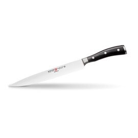 ham slicing knife CLASSIC IKON | blade length 23 cm forged | handle details riveted product photo