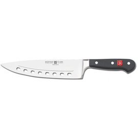 chef's knife CLASSIC | blade length 20 cm perforated forged | handle details riveted product photo