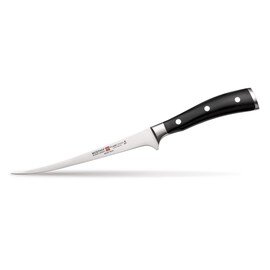 filleting knife CLASSIC IKON | blade length 18 cm | curved blade | handle details riveted product photo
