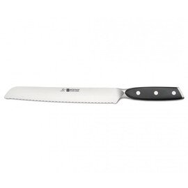 bread knife XLINE straight blade wavy cut | black | blade length 23 cm product photo
