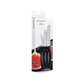 paring knife set CREATE COLLECTION 3-part black product photo