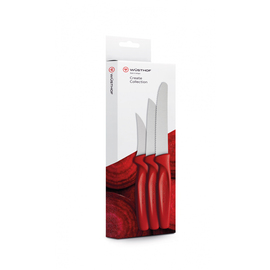 paring knife set CREATE COLLECTION 3-part red product photo