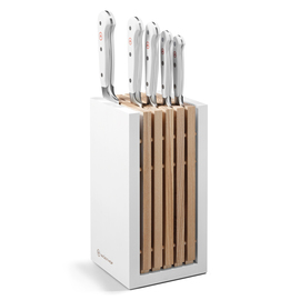 knife block CLASSIC weiß with 5 knives product photo