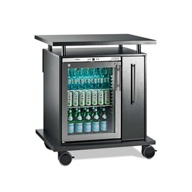 beverage tolley|wine cart 0964 wenge coloured 230 volts | convection cooling product photo