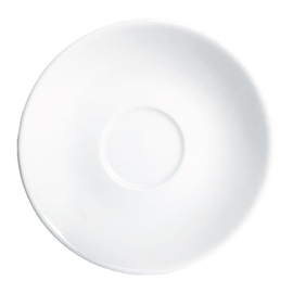 saucer ROMA WHITE porcelain white Ø 120 mm H 20 mm product photo