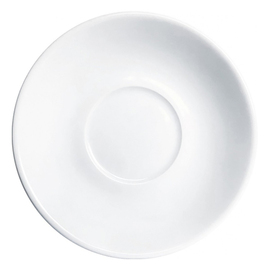 saucer ROMA WHITE porcelain white Ø 140 mm H 20 mm product photo