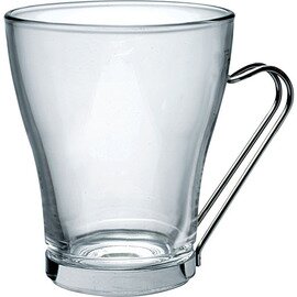 cup OSLO universal 32.8 cl transparent with metal holder with handle product photo