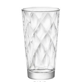 longdrink glass KALEIDO 37 cl with relief product photo