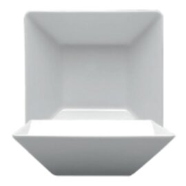 salad bowl SQUARE CLASSIC porcelain white  L 220 mm  B 220 mm  H 69 mm product photo