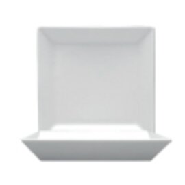 plate SQUARE CLASSIC porcelain white square | 130 mm  x 130 mm product photo