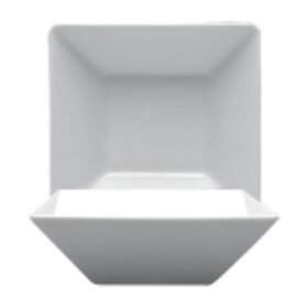 salad bowl SQUARE CLASSIC porcelain white  L 180 mm  B 180 mm  H 63 mm product photo