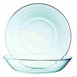 pudding dish COSMOS | tempered glass transparent  Ø 140 mm product photo