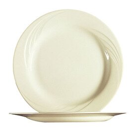 Clearance | Plate, flat, Cypress, ivory, uni, Ø 270 mm, height 23 mm, weight 620 g product photo