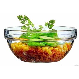 stacking bowl EMPILABLE glass 1000 ml Ø 170 mm H 78 mm product photo
