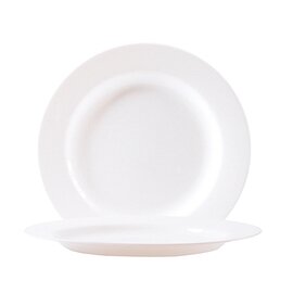 Arcoroc Flat Plate Plate Flat Evolutions White Tempered Glass White O 255 Mm Arcoroc Flat Plate Plate Flat Evolutions White Tempered Glass White O 255 Mm